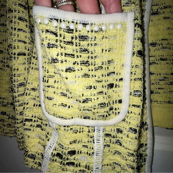 MING WANG Hook Closure Texture Long Sleeve Cardigan - Picture 2 of 7